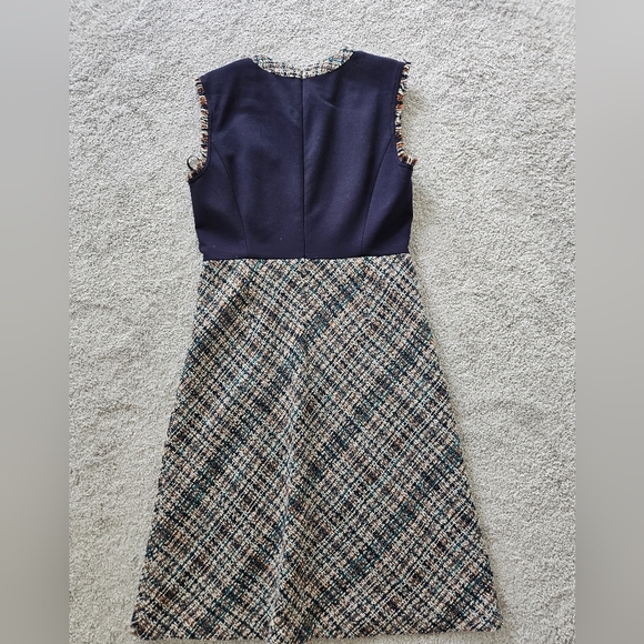 🎉HP🎉 NWT Tory Burch tweed pencil dress in Autumn - Picture 3 of 12